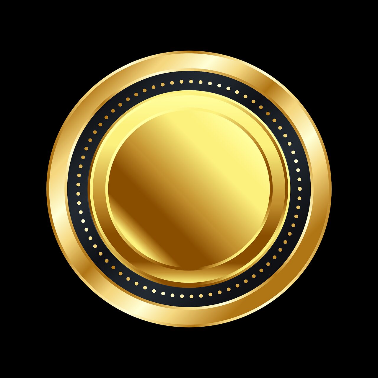 gold button, gold icon, icon