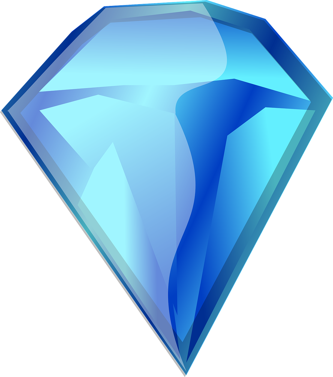 gemstone, diamond, blue