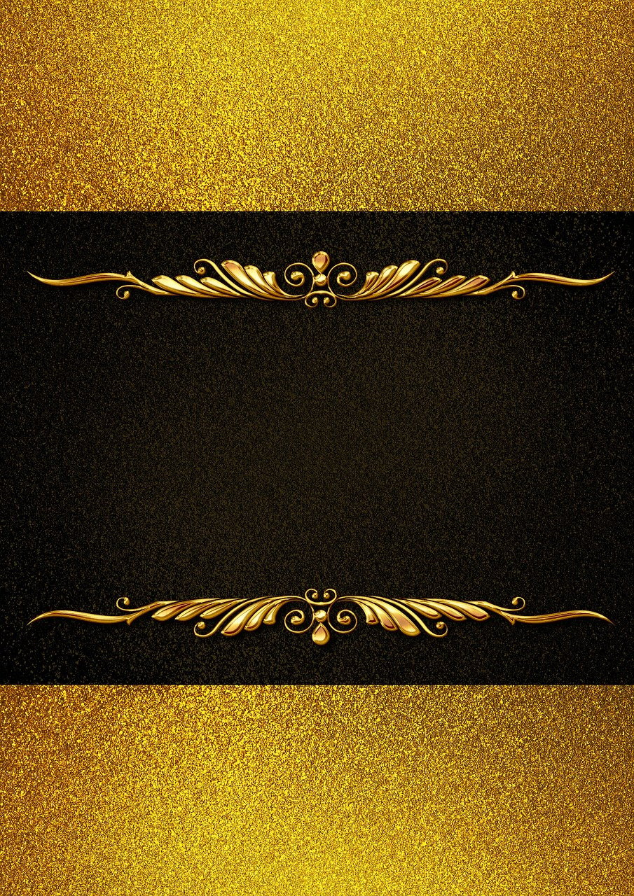 background image, gold, frame