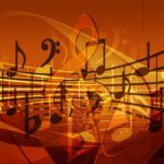 grades, treble clef, sound, concert, musician, notenblatt, clef, volume, tonkunst, sheet music, music, staves, lines, melody, piece of music, composition, compose, multicoloured, to dye, black, concert, music, music, music, music, music