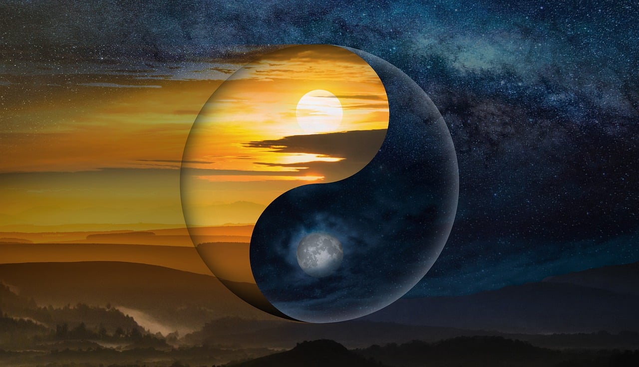yin yang, karma, meditation, relaxation, sun moon, horoscope, relaxing, landscape, space, night day, sunset, sunrise, milky way, harmony, torii, temple, yen, astrology, symbol, oriental, shrine, lake, design, sun, sunlight, yin yang, yin yang, yin yang, nature, yin yang, yin yang, karma