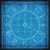 clock, time, blueprint, time clock, timepiece, dial, blue time, blue clock, blueprint, blueprint, blueprint, blueprint, blueprint