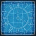 clock, time, blueprint, time clock, timepiece, dial, blue time, blue clock, blueprint, blueprint, blueprint, blueprint, blueprint