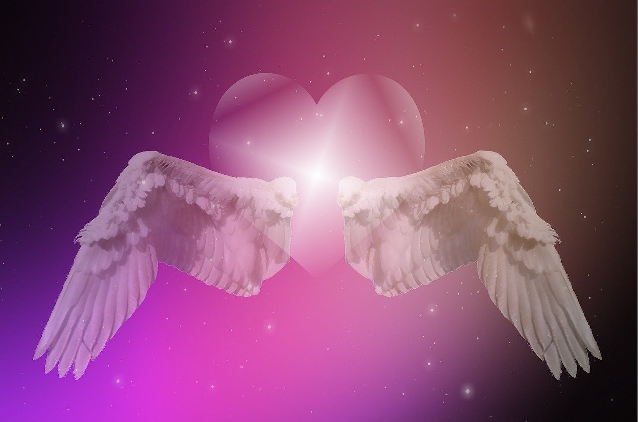heart, wing, stars, love, flying heart, feelings, angel, in love, be in love, pink, love, angel, angel, angel, angel, angel