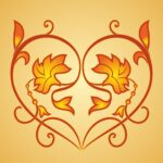 flower pattern, heart, love, ornamentation, flower pattern, heart, heart, heart, heart, heart, love, love