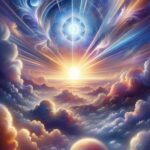 spiritual, mystic, sacred, new age, dimension, light, glow, cosmos, imagination, fantasy, meditation, source, creation, energy, higher self, guide, protector, spiritual guidance, the essential self, clouds, sun, mandala, nature, and generated