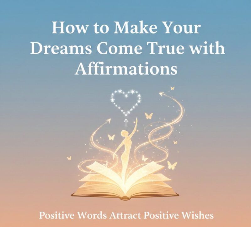 How to make your dreams come true with affirmations Positive words attract positive wishes