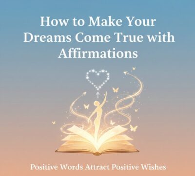 How to make your dreams come true with affirmations Positive words attract positive wishes