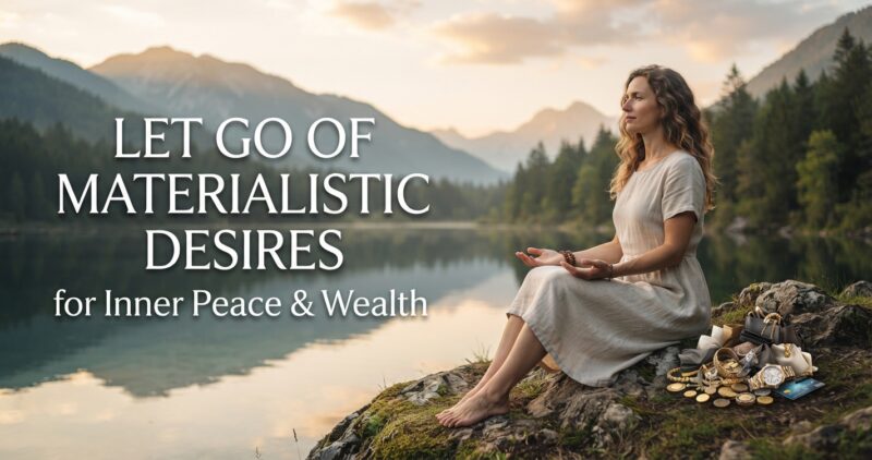Let Go of Materialistic Desires for Inner Peace & Wealth