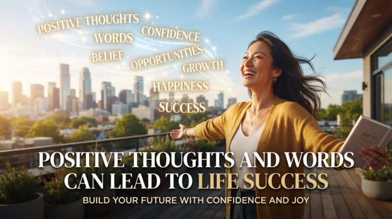 Positive Thoughts and Words Can Lead to Life Success