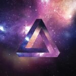 space, triangle, colorful, background, cosmic, stars, galaxy, eternity, geometric, triangle, triangle, triangle, triangle, triangle, cosmic
