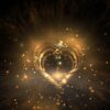 hearts, sparkle, symbol, love, affection, togetherness, close, feeling, fantasy picture, pc graphics, abstract