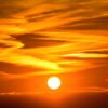 sun, sunset, setting sun, evening atmosphere, evening sky, clouds, heaven, nature, afterglow, evening sun, mood, shining, romantic, orange, sun, sun, sun, sun, sun