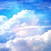 heavenly, heaven, clouds, blue, light, angel, peace, sky, religion, nature, weather, color, atmosphere, high, creation, atmospheric, environmental, day, beautiful, striking, blue sky, outdoor, great, unbelievable, blue peace, blue heaven, blue angel