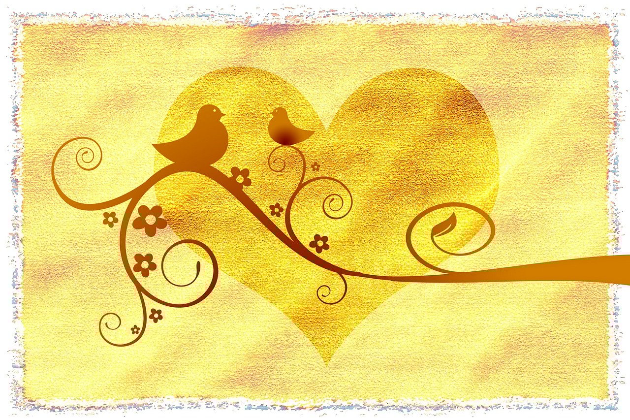 bird, chirp, tweet, chirrup, love, romance, postcard, branch, stalk, greeting card, nature, abstract, simple, plain, drawing, tree, heart, to sit, bird, tweet, love, love, love, love, love, romance, nature, abstract, heart, heart, heart, heart, heart