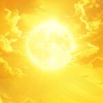 ai generated, sun, clouds, radiant, golden, sky, yellow, vibrant, heavenly, glow, sunlight, dramatic, light, celestial, striking, luminous, dusk, tranquil, digital art, painting, glorious