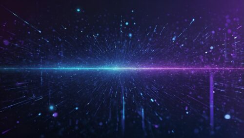 ai generated, molecules, physics, quantum physics, particles, waves, relativity, electrons, light, matter, photons, dualism, abstract, technology, line, design, pattern, fractal, energy
