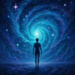 ai generated, space, universe, galaxy, man