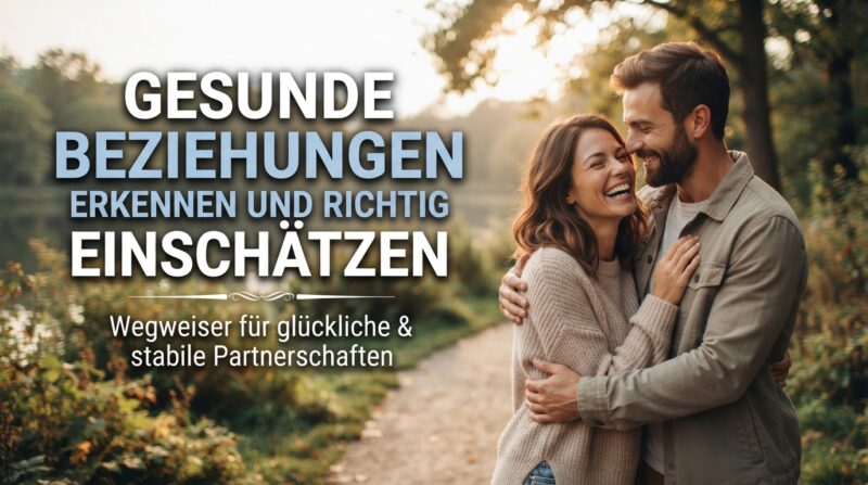 Gesunde Beziehungen erkennen und richtig einschätzen