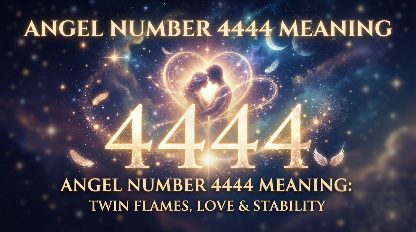 Angel Number 4444 Meaning: Twin Flames, Love & Stability