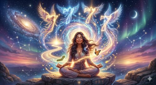 Numero Angelico 7777: Significato Spirituale, Fortuna e Trasformazione Interiore