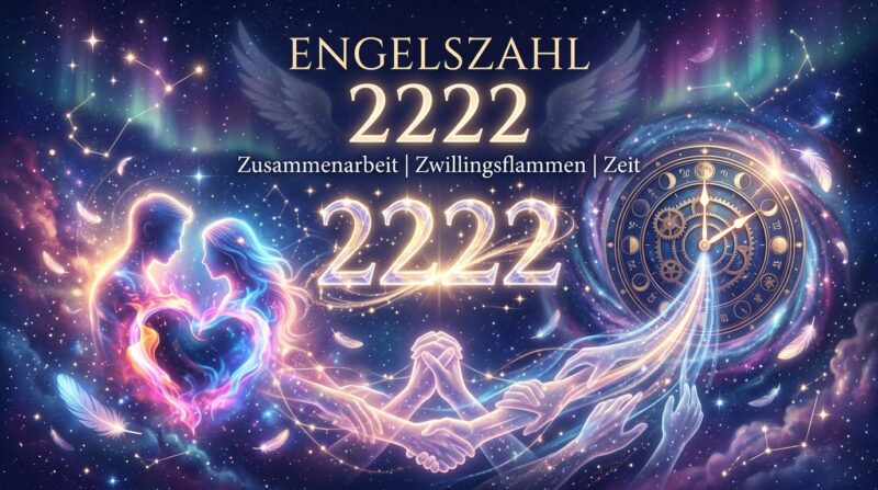 Engelszahl 2222: Zusammenarbeit, Zwillingsflammen und Zeit