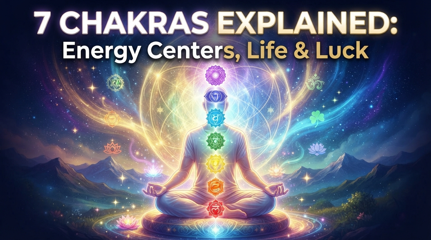 7 Chakras Explained: Energy Centers, Life & Luck