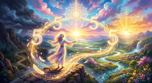 Numéro Angélique 5555 : Le Signe Puissant d’un Nouveau Chapitre de Vie, d’Abondance et d’Éveil Spirituel