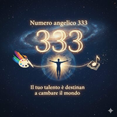 Numero angelico 333 Il tuo talento è destinato a cambiare il mondo