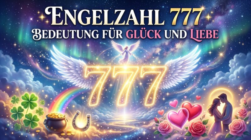 Engelszahl 777: Bedeutung für Glück und Liebe