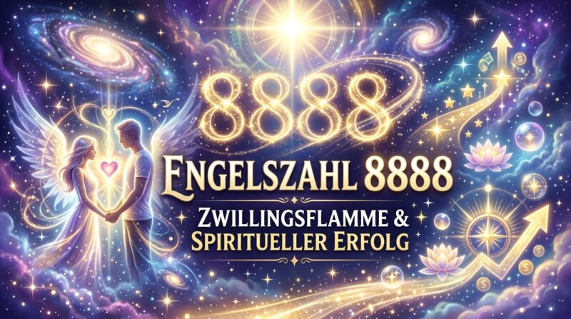 Engelszahl 8888: Zwillingsflamme und spiritueller Erfolg