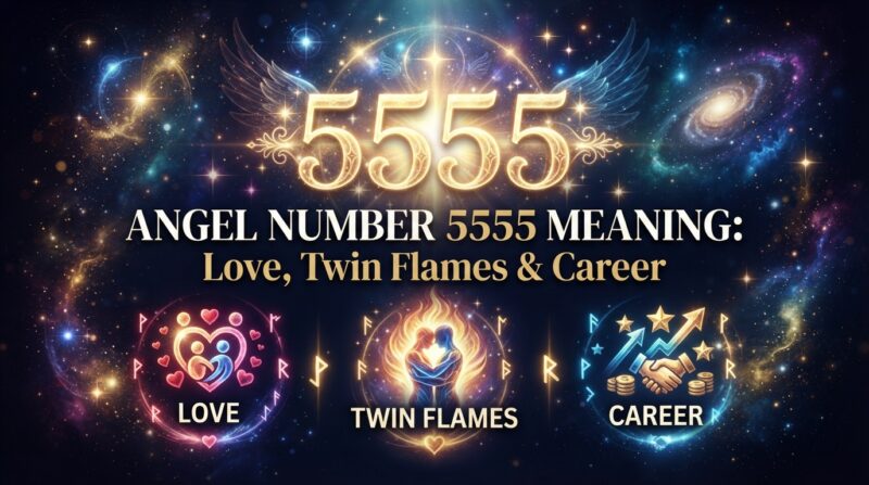 Angel Number 5555 Meaning: Love, Twin Flames & Career