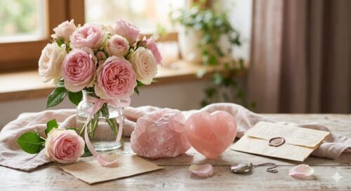 Rosa, Rosenquarz und die Symbolik der Liebe