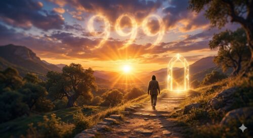 Engelszahl 999 – Die Bedeutung von Vollendung, Neuanfang und spirituellem Wachstum