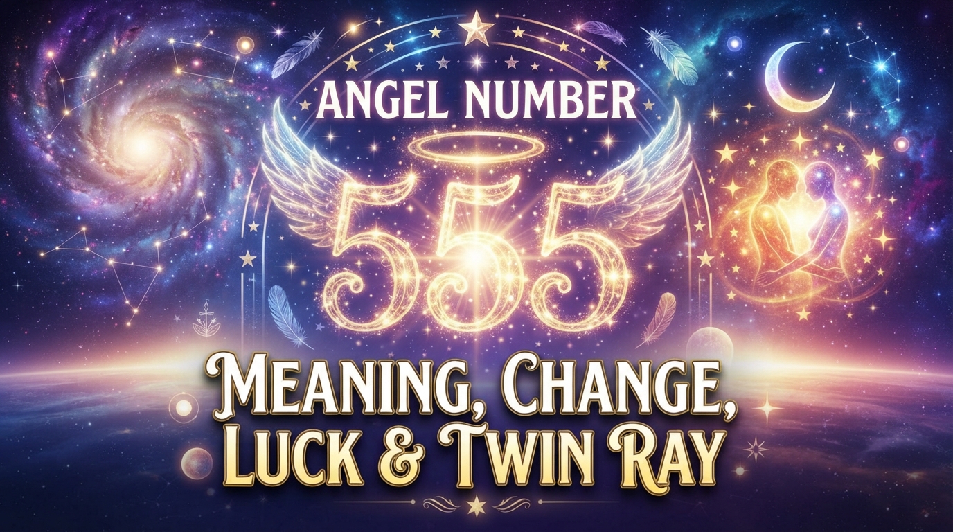 Angel Number 555: Meaning, Change, Luck & Twin Ray