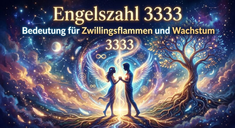 Engelszahl 3333: Bedeutung für Zwillingsflammen und Wachstum