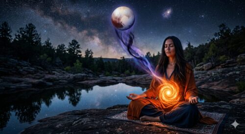 冥王星的頻率影響第二脈輪。這個脈輪位於“肚臍下方”,是控制創造力和情緒的地方。