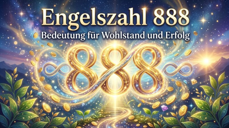 Engelszahl 888: Bedeutung für Wohlstand und Erfolg