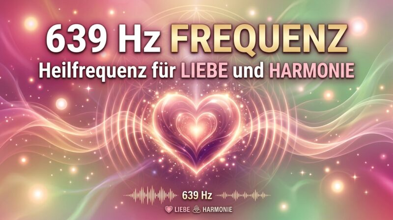 639 Hz Frequenz: Heilfrequenz für Liebe und Harmonie