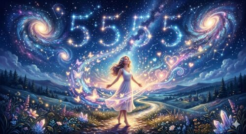 Numero Angelico 5555: Significato Spirituale, Amore e Cambiamenti Positivi