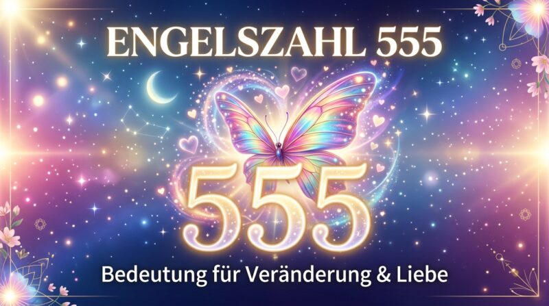 Engelszahl 555: Bedeutung für Veränderung und Liebe