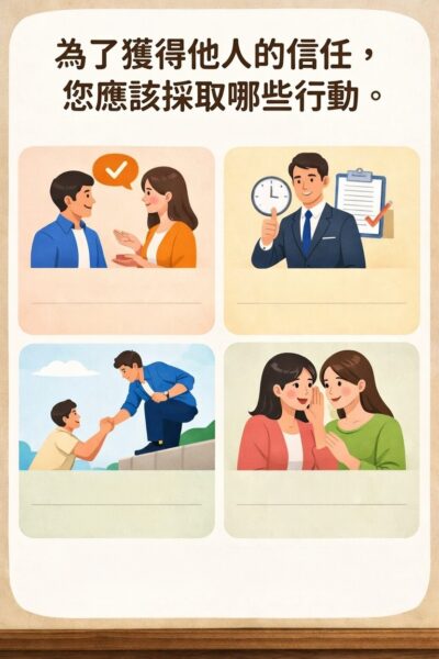 為了獲得他人的信任，您應該採取哪些行動。你內心的善良會豐富你周遭的人。自我成長與心靈覺醒 潛能開發與成功法則 提升專注力與行動力 改變思維改變人生 正念與內在力量提升