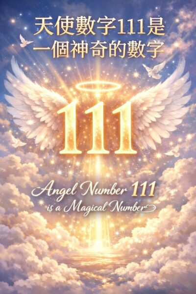 天使數字111是一個神奇的數字，可以將你的想法變成現實。你的努力將會得到回報。天使數字 天使訊息 宇宙指引 靈性指引 命運數字 神聖數字 數字能量 同步性 靈魂使命