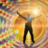 to dance, music, grades, treble clef, sound, concert, musician, notenblatt, clef, volume, tonkunst, sheet music, staves, lines, melody, piece of music, composition, compose, multicoloured, to dye, disco, discotheque, party, to celebrate, good mood, woman, dancer