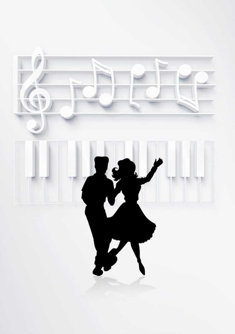 to dance, dancing couple, few, grades, clef, music, treble clef, texture, background, make music, arrangement, staves, melody, notenblatt, keyboard, keys, dancer, rock n roll, skirt, good mood, party, black, iphone wallpaper, dancing couple, dancing couple, dancing couple, dancing couple, dancing couple, music, music, party