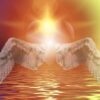 heart, wing, stars, love, flying heart, be in love, feelings, warm, message, romance