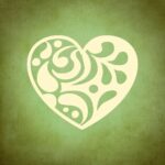 background, heart, love, greeting card, template