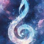 music, notes, melody, abstract, art, watercolor, smoke, fluid, ethereal, cosmic, creative, minimalism, floating, sound, musical, symbols, artistic, rhythm, harmony, texture, design, surreal, expression, atmosphere, ai generated