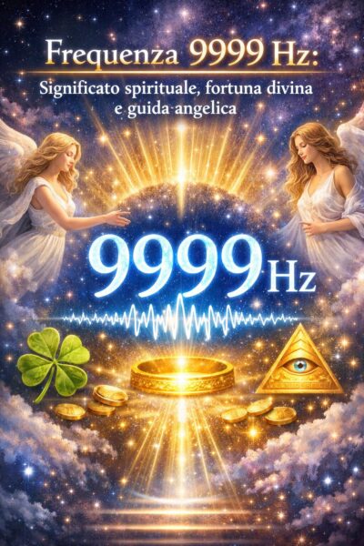 Frequenza 9999 Hz Significato spirituale, fortuna divina e guida angelica
