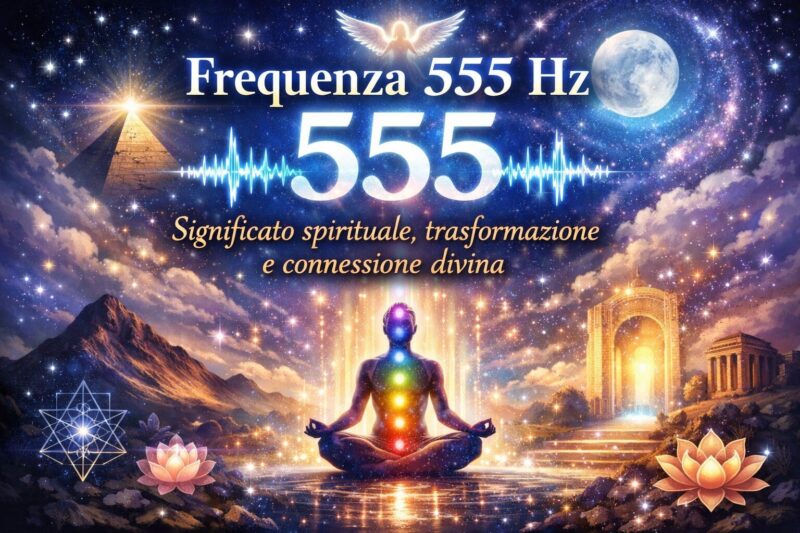Frequenza 555 Hz Significato spirituale, trasformazione e connessione divina